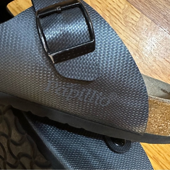 Birkenstock Womens Papillio Bern Clogs Metallic Gray Birko Flor Size 37 US L6 - Picture 8 of 15